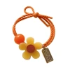 The new Hyuna hair tie features a cute jelly-colored flower hair accessory and a Korean-style girl's hair band and hair band Item Picture